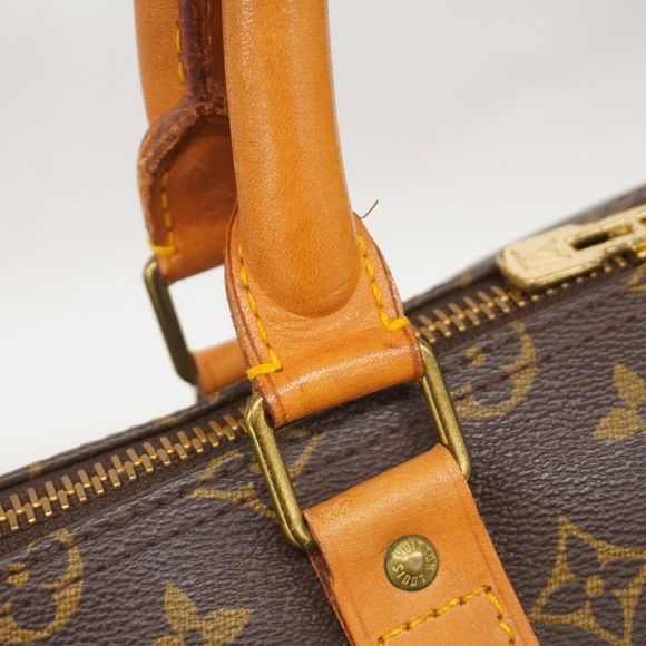 Louis Vuitton Boston Bag Monogram Keepall 55 M41424 Brown Men Women Unisex - Picture 6 of 10